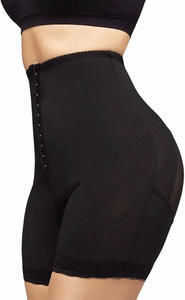 StuffVisor Black Large High Waist Postpartum Body Shaper Butt Lifter Shapewear